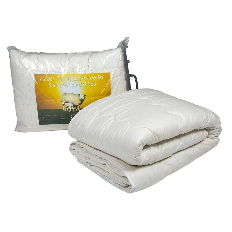 Higgins Dekbed - Texels Wol - 4-seizoenen - 200x200 Cm 2 Higgins Dekbed - Texels Wol - 4-seizoenen - 200x200 Cm - Afbeelding 2