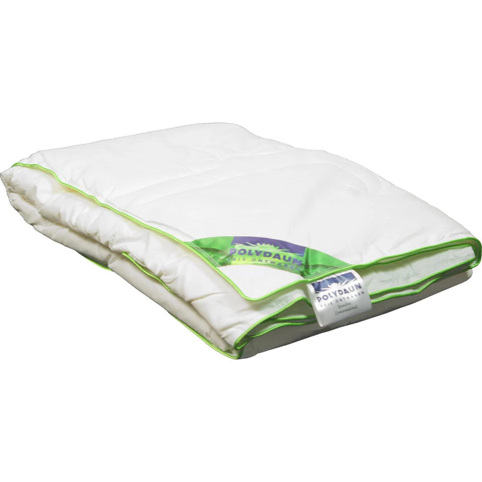 Polydaun Zomerdekbed Bamboe - Koel - 200x200 Cm 2 Polydaun Zomerdekbed Bamboe - Koel - 200x200 Cm - Afbeelding 2