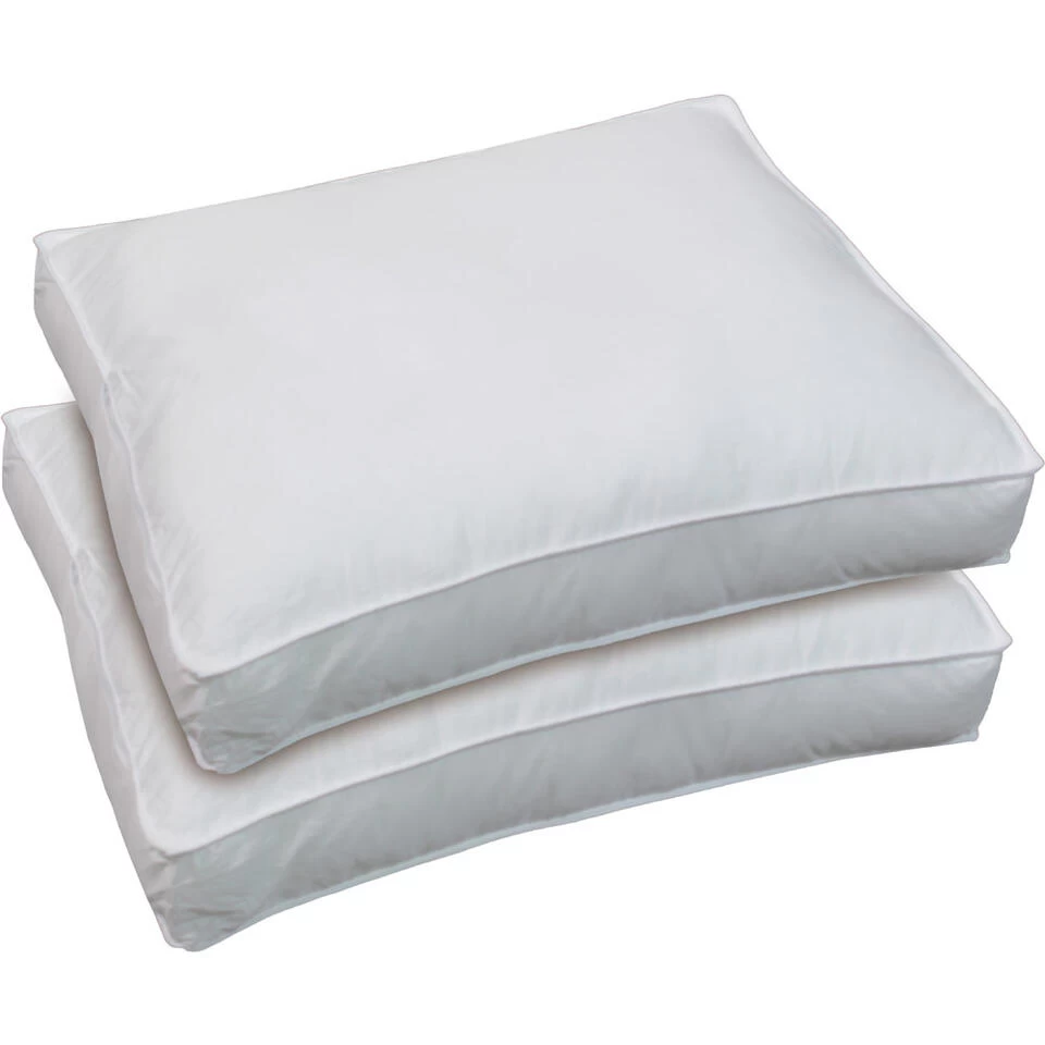 Polydaun Hoofdkussenset Sanel Anti-allergeen - 60x50x10 Cm 2 Polydaun Hoofdkussenset Sanel Anti-allergeen - 60x50x10 Cm - Afbeelding 2