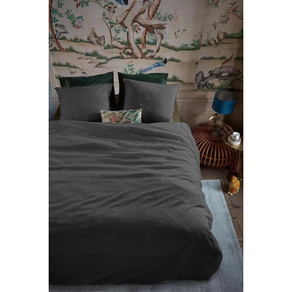 At Home By Beddinghouse Dekbedovertrek Easy - Grijs - 240x200/220 Cm 3 At Home By Beddinghouse Dekbedovertrek Easy - Grijs - 240x200/220 Cm - Afbeelding 3
