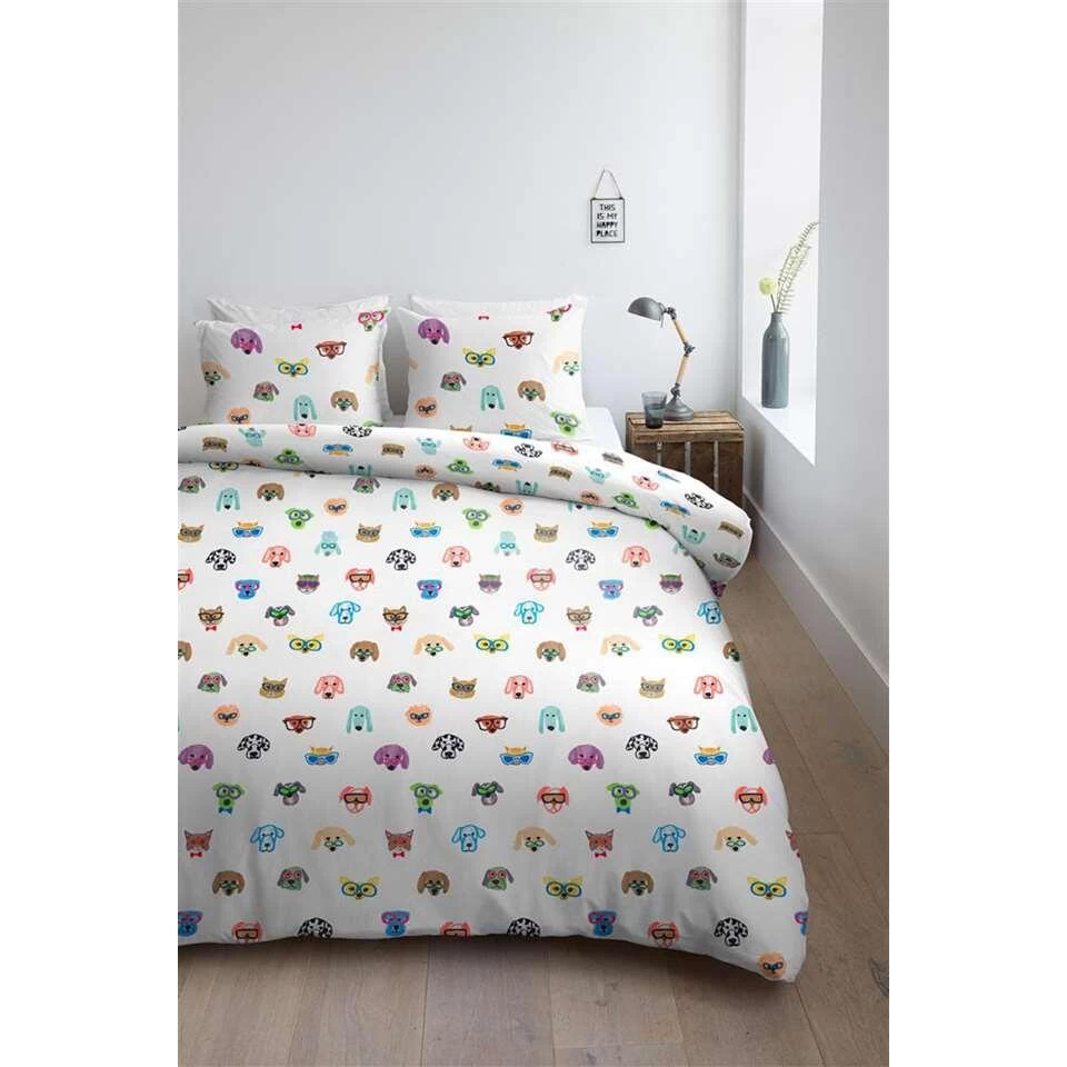 Ambiante Dekbedovertrek In Your Face - Multikleur - 140x200/220 Cm 4 Ambiante Dekbedovertrek In Your Face - Multikleur - 140x200/220 Cm - Afbeelding 4