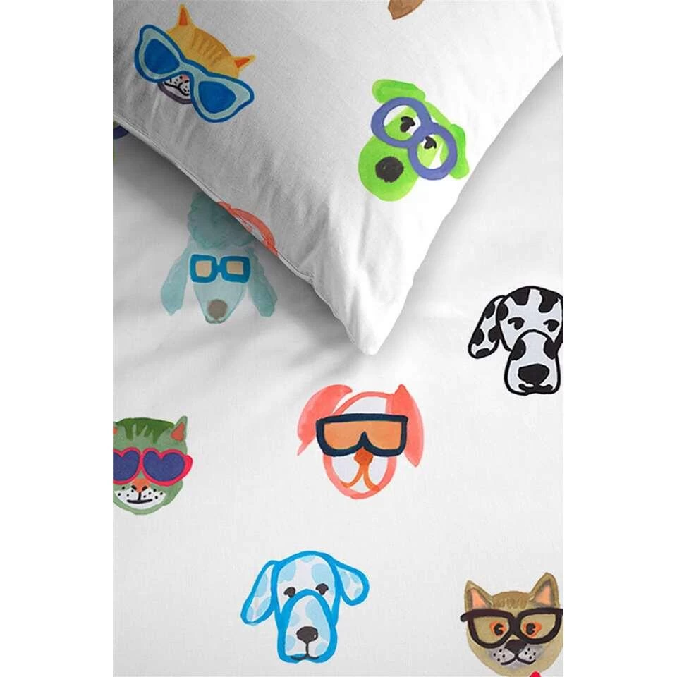 Ambiante Dekbedovertrek In Your Face - Multikleur - 140x200/220 Cm 2 Ambiante Dekbedovertrek In Your Face - Multikleur - 140x200/220 Cm - Afbeelding 2