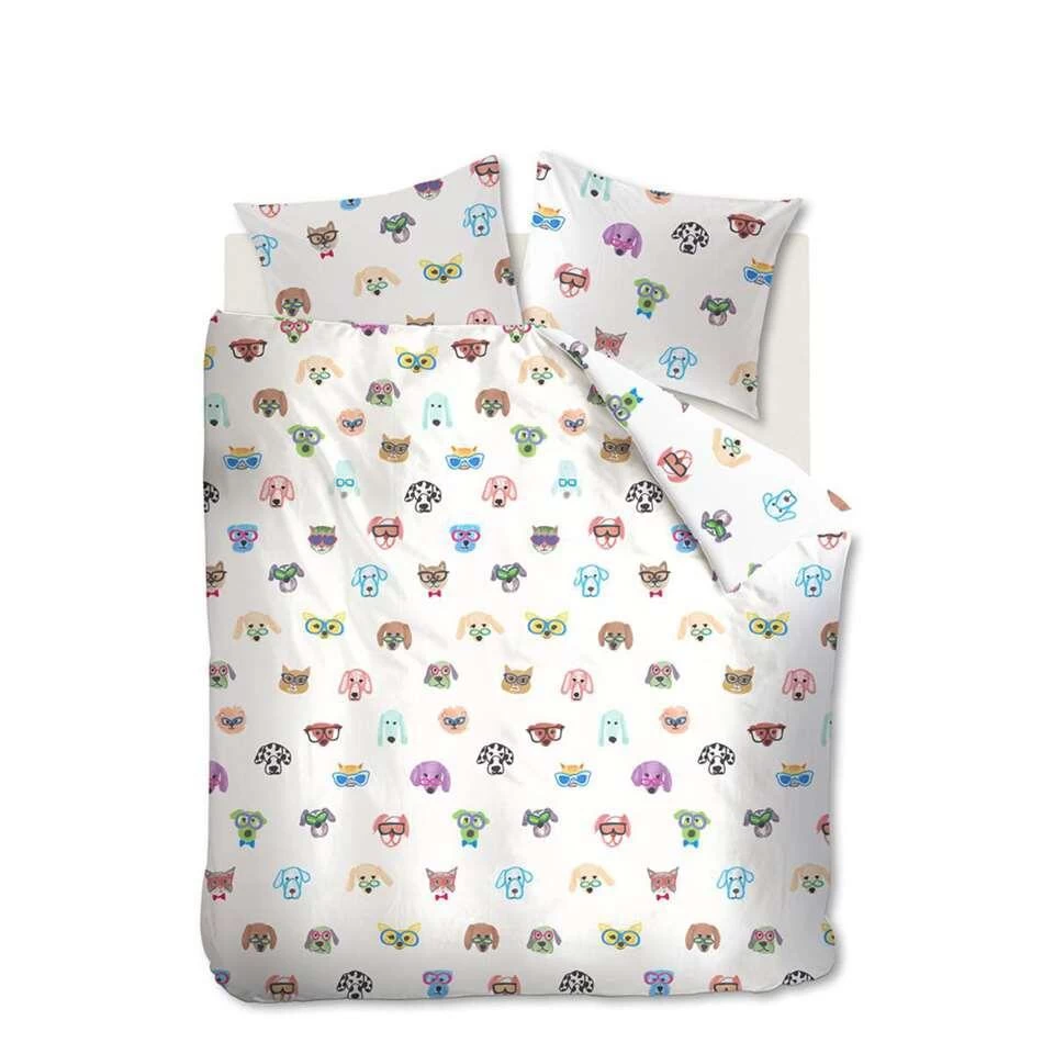 Ambiante Dekbedovertrek In Your Face - Multikleur - 260x200/220 Cm 1 Ambiante Dekbedovertrek In Your Face - Multikleur - 260x200/220 Cm