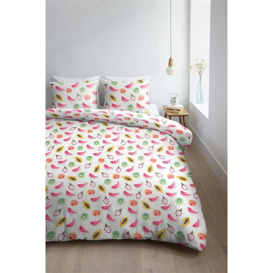 Ambiante Dekbedovertrek Tutti Frutti - Multikleur - 140x200/220 Cm 4 Ambiante Dekbedovertrek Tutti Frutti - Multikleur - 140x200/220 Cm - Afbeelding 4