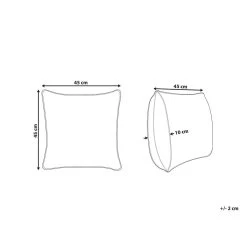 Beliani Sierkussen RHUS - Rood Katoen 6 Beliani Sierkussen RHUS - Rood Katoen -Bedbekleding schommelt. 8e57f39070144112b46560fd516caf54 1