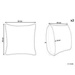 Beliani Sierkussen AEONIUM - Groen Fluweel 6 Beliani Sierkussen AEONIUM - Groen Fluweel -Bedbekleding schommelt. 8f8264e4027e4e8f899a35f2ba29b40f