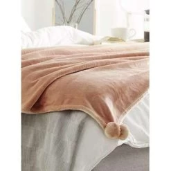 Beliani Plaid TERKE - Bruin Polyester -Bedbekleding schommelt. a4c44500cd9f4e9d8cc2bf1e89e9264f