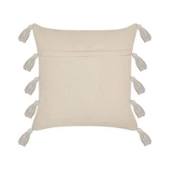 Beliani Sierkussen BOUVARDIA - Grijs Katoen -Bedbekleding schommelt. a71577df1013444390ed8d91732c8f93