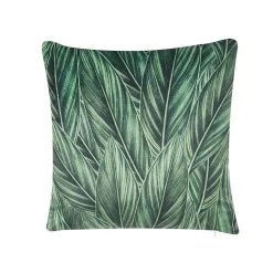 Beliani Sierkussen DIASCIA - Groen Fluweel -Bedbekleding schommelt. b07139af8b834756b5d47ab18855307d