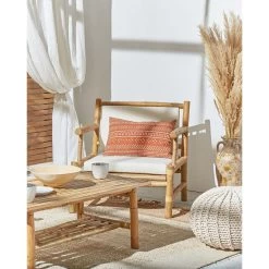 Beliani Sierkussen ORLAYA - Oranje Katoen -Bedbekleding schommelt. bcda7b53c5e54c3c8cea55ec6d028a49