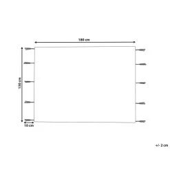 Beliani Plaid DEOGHAR - Beige Katoen 6 Beliani Plaid DEOGHAR - Beige Katoen -Bedbekleding schommelt. bda6f59726b24c3a850e1a2bcc679a61