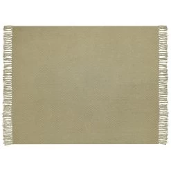 Beliani Plaid YARSA - Groen Katoen -Bedbekleding schommelt. bdd90d98f1e5485c9ebd8072b60e182d