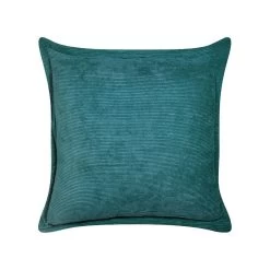 Beliani Sierkussen ZINNIA - Blauw Corduroy -Bedbekleding schommelt. bf7289006fda4a16be1c565e968e1a43