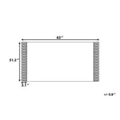 Beliani Plaid TANGIER - Roze Katoen -Bedbekleding schommelt. c39b96c4518a41668e9daa85fb059253