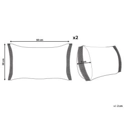 Beliani Sierkussen BOATH - Beige Polyester -Bedbekleding schommelt. c6ab199572de49189f5e2dab1704d0fb