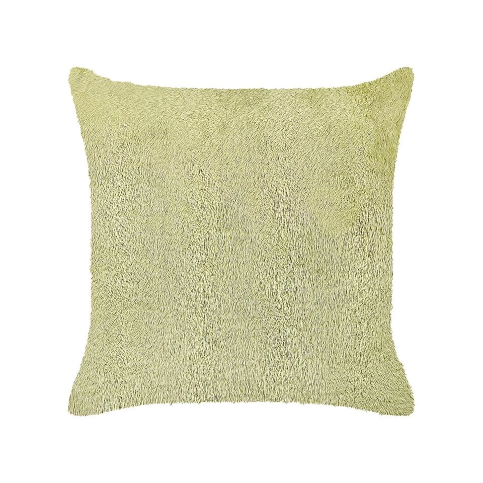 Beliani Sierkussen PILEA - Groen Polyester 4 Beliani Sierkussen PILEA - Groen Polyester - Afbeelding 4