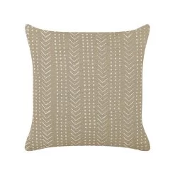 Beliani Sierkussen SENECIO - Beige Katoen -Bedbekleding schommelt. e87ac94ca1c045228fac2a29d9bb0c46