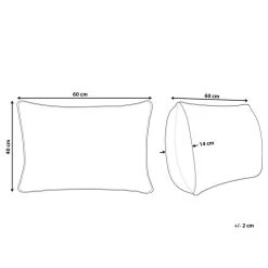 Beliani Sierkussen AGAVE - Multicolor Katoen -Bedbekleding schommelt. f03e5e5153ca459f8b958c94a631f588