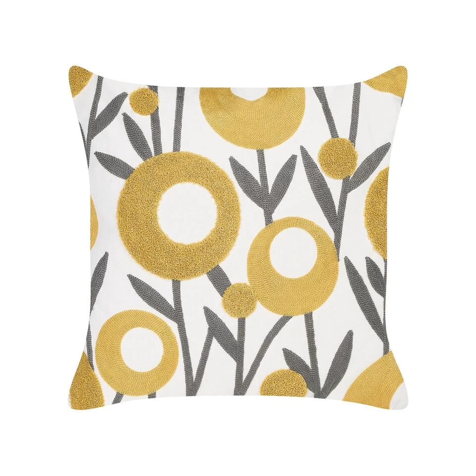 Beliani Sierkussen SHALLOT - Multicolor Katoen 4 Beliani Sierkussen SHALLOT - Multicolor Katoen - Afbeelding 4